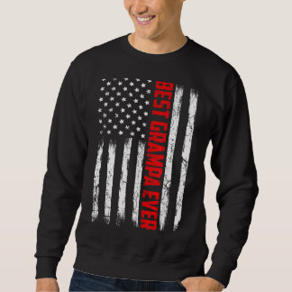 Mens Best Grampa Ever American Flag Vatertag 4 Sweatshirt
