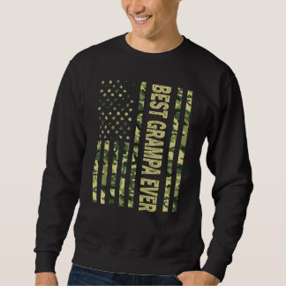 Mens Best Grampa je US-amerikanische Flagge Großva Sweatshirt