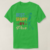 Mens Best Grampy by Par Golf Lover Best Vathers Da T-Shirt (Design vorne)