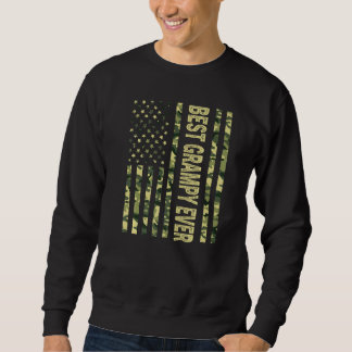 Mens Best Grampy je US American Flag Großartige Fa Sweatshirt