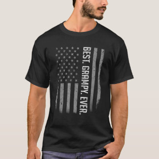 Mens Best Grampy jemals American Flag für Vatersch T-Shirt
