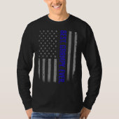 Mens Best Grampy jemals American Flag für Vatersch T-Shirt (Vorderseite)