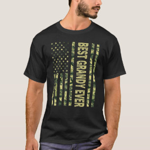 Mens Best Grandy je US-amerikanische Flagge Großva T-Shirt