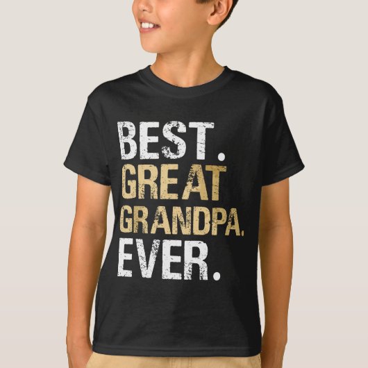 Mens Best Great Opa Ever Geschenk von Granddauy T-Shirt (Vorderseite)