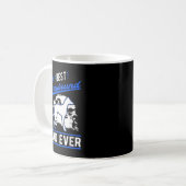 Mens Best Greyhound Vater Ever Whippet Galgo Kaffeetasse (Vorderseite Links)
