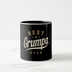 Mens Best Grumpa Ever Funny Opa Zweifarbige Tasse