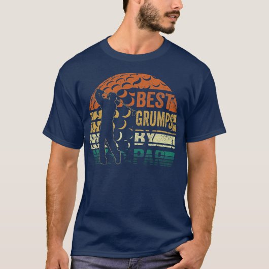 Mens Best Grumps by Par Retro Vatertagsgeschenk T-Shirt (Vorderseite)