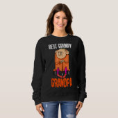 Mens Best Grumpy Opa Opa Vatertag Sweatshirt (Vorne ganz)