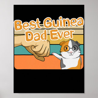 Mens Best Guinea Vater Ever Zitat einer Guinea Sch Poster