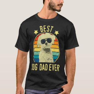 Mens Best Hund Vater je Maltese Vatertag T-Shirt