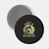 Mens Best Hund Vater je Neufundland Fars Day Magnet (Vorderseite/Rückseite)