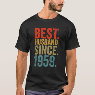 Mens Best Husband seit 1959 63. Geburtstag für mic T-Shirt