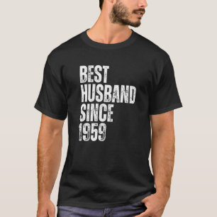 Mens Best Husband seit 1959 Vintage Wedding Anniv T-Shirt