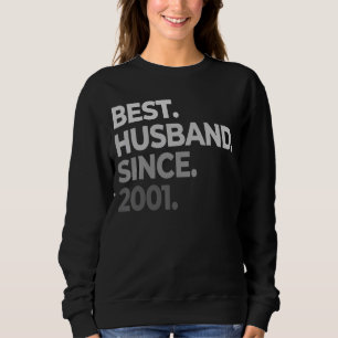 Mens Best Husband Seit 2001 21. Hochzeitstag Sweatshirt