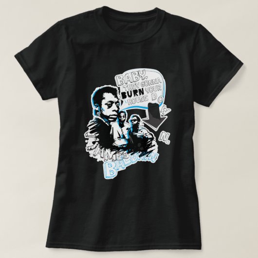 Mens Best James Baldwin Grafik für Fans T-Shirt (Design vorne)