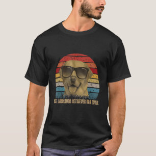 Mens Best Labrador Retriever Vater Ever Vintager L T-Shirt