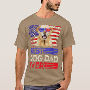 Mens Best Labrador Vater Ever American Flag Patrio T-Shirt