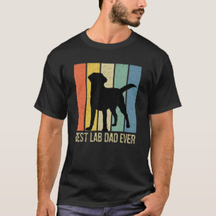 Mens Best Labrador Vater je Black Labrador Retriev T-Shirt