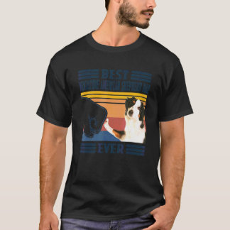 Mens Best Miniature American Shepherd Vater je tun T-Shirt