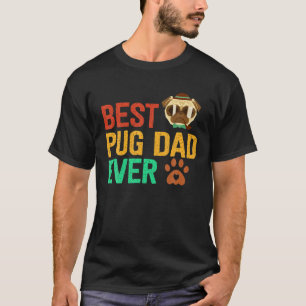 Mens Best Mops Vater Ever Vatertag Mops Vater T-Shirt