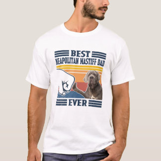 Mens Best Neapolitan Mastiff Vater Ever Funny Dog T-Shirt