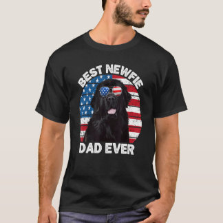 Mens Best Newfie Vater je 4. Juli Neufundland T-Shirt
