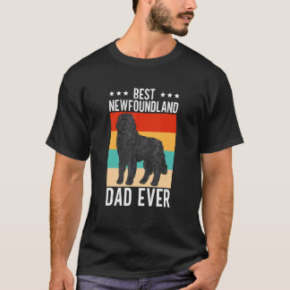 Mens Best Newfundland Vater je Newfie Dog T-Shirt