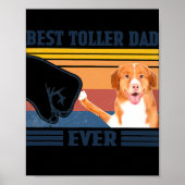 Mens Best Nova Scotia Duck Tolling Retriever Dad Poster (Vorne)