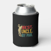 Mens Best Oncle by Par Retro Väter Day Geschenke Dosenkühler (Kanne Vorderseite)