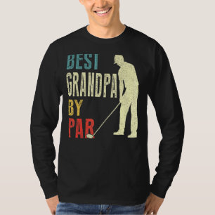 Mens Best Opa By Par Golf Vatertag T-Shirt