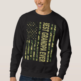 Mens Best Opa je US-amerikanische Flagge Großvater Sweatshirt