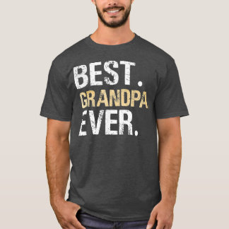 Mens Best Opa jemals Grafik Große Väter Tag T-Shirt