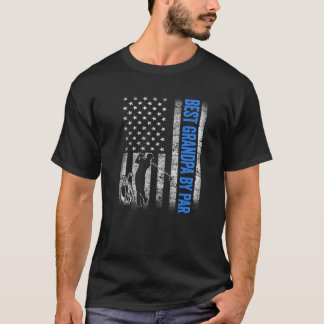 Mens Best Opa von Par US-amerikanischer Fahne Vate T-Shirt
