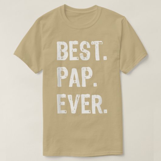 Mens Best Pap Ever Funny Cool T-Shirt (Design vorne)