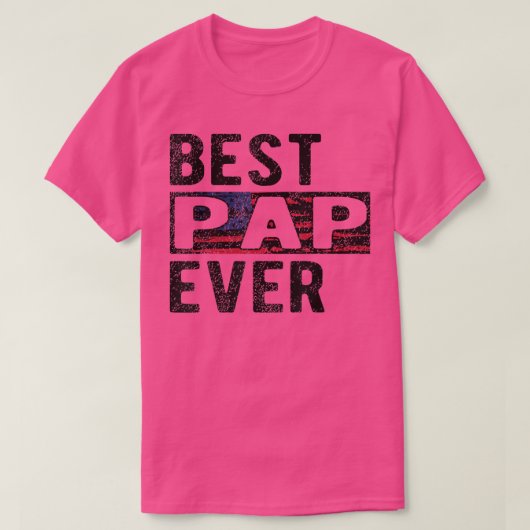 Mens Best Pap je stolz Pap Opp T-Shirt (Design vorne)