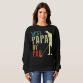 Mens Best Papa by Par Golf Vater's Day Daddy Sweatshirt (Vorne ganz)