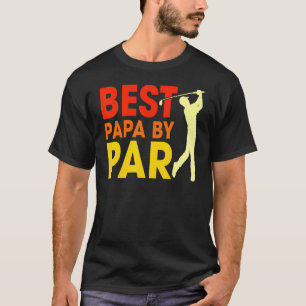 Mens Best Papa By Par Vatertag Golf im Tessin T-Shirt