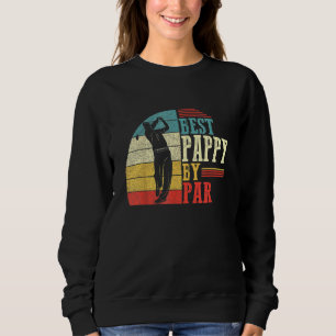 Mens Best Pappy by Par Daddy Vatertag Golf Sweatshirt