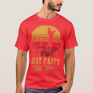 Mens Best Pappy by Par Vatertag Golf Golfspielen  T-Shirt