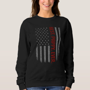 Mens Best Pappy je US-amerikanische Flagge für Vat Sweatshirt