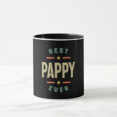 Mens Best Pappy je Vater Opa-Geschenk Tasse (Zentrum)
