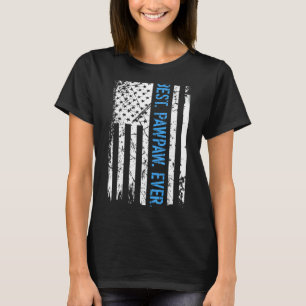 Mens Best Pawpaw je US-amerikanische Flagge für Va T-Shirt