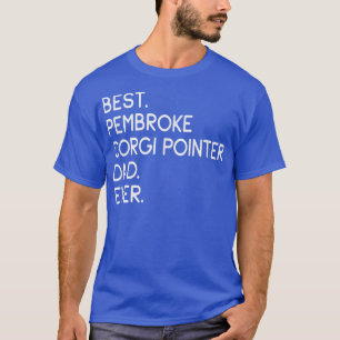 Mens Best Pembroke Corgi Pointer Vater je T-Shirt