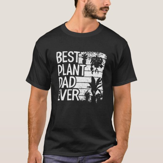 Mens Best Plant Dad Ever Garden Landscaper Gardene T-Shirt (Vorderseite)