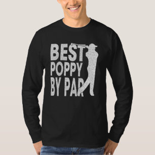 Mens Best Poppe Par Vintag Pro Golfer Vater' T-Shirt
