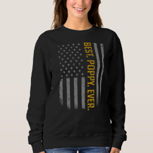 Mens Best Poppy je US-amerikanische Flagge für Vat Sweatshirt