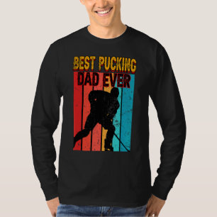 Mens Best Pucking Vater Ever Vatertag Hockey T-Shirt