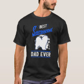 Mens Best Samoyed Dad Ever Samoyed Dad   T-Shirt (Vorderseite)