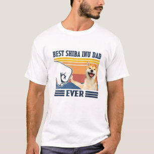 Mens Best Shiba Inu Vater Ever Funny Dog Lover Fat T-Shirt