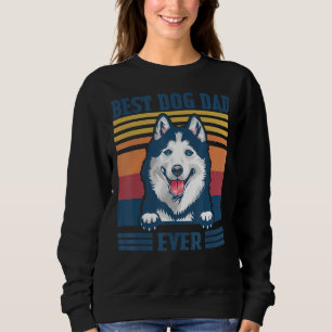 Mens Best Siberian Husky Vater Ever Dog Vater Vate Sweatshirt